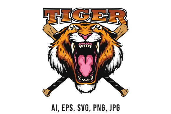 Download Tiger Head Logo Mascot - Tiger Collection