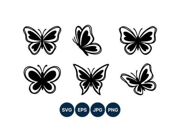 Download Black and White Butterfly Vector - Butterfly Collection