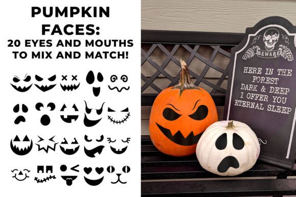 Download Pumpkin Face SVG File Set - Pumpkin face svg Collection
